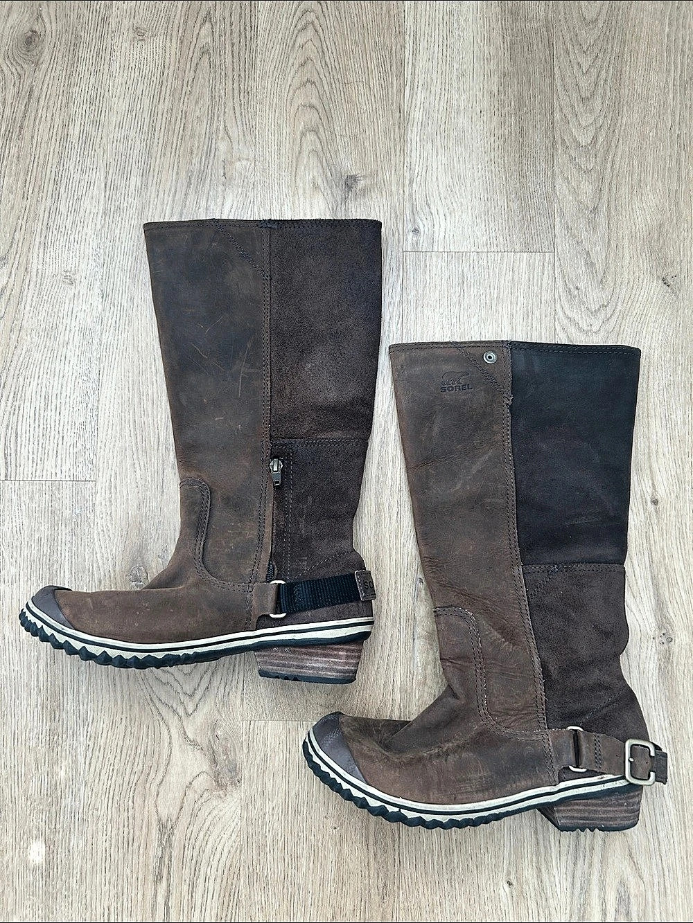 Sorel Slimboot Leather Waterproof Riding Boot US 6.5